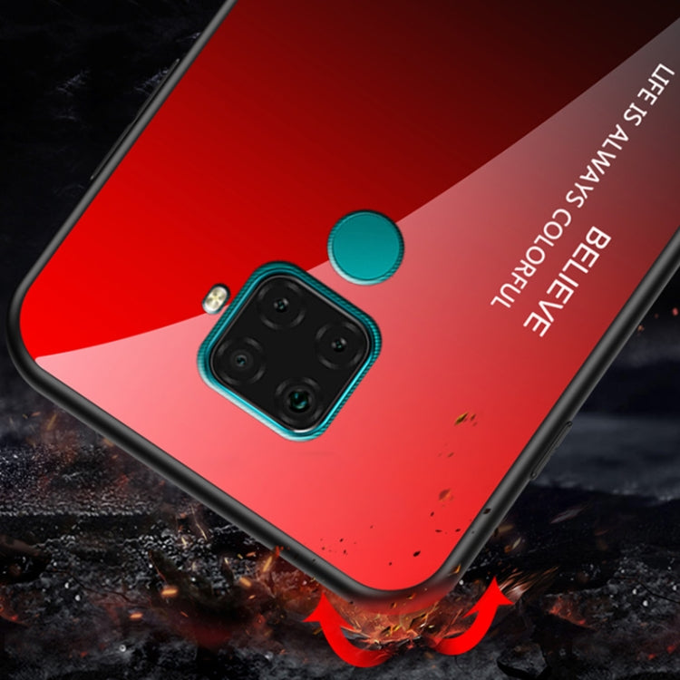 For Huawei nova 5i Pro Gradient Color Glass Case