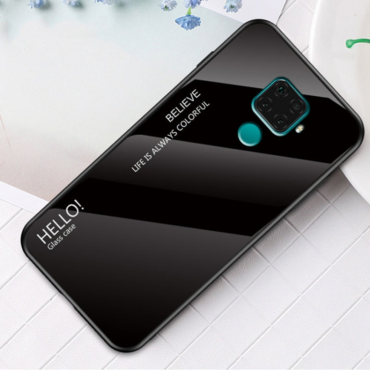 For Huawei nova 5i Pro Gradient Color Glass Case