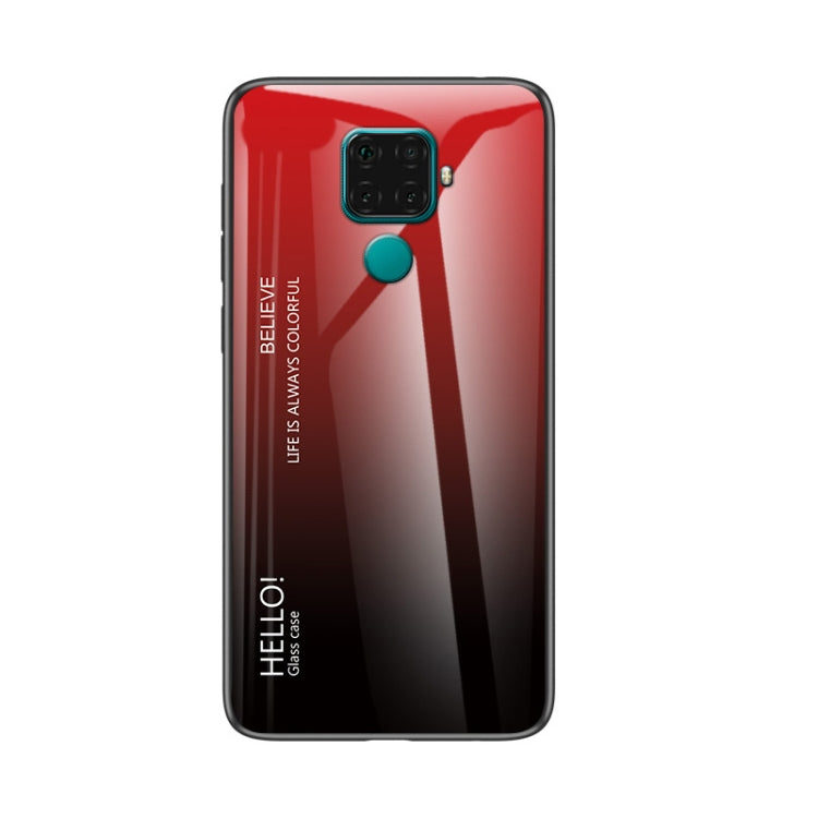 For Huawei nova 5i Pro Gradient Color Glass Case