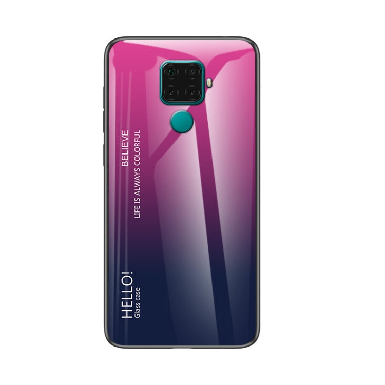 For Huawei nova 5i Pro Gradient Color Glass Case