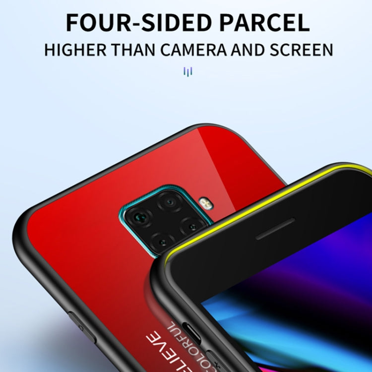 For Huawei nova 5i Pro Gradient Color Glass Case