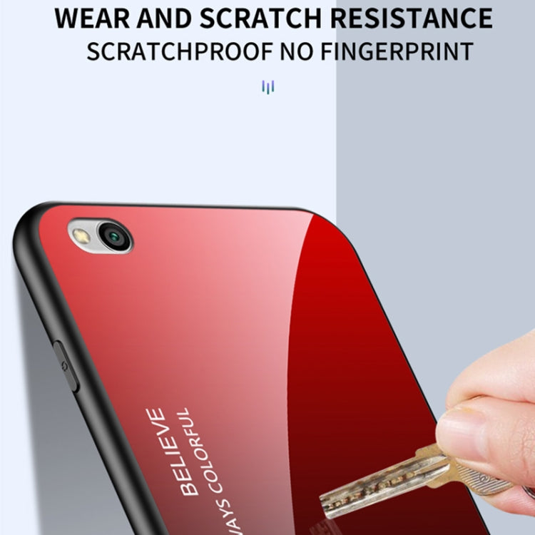 For Xiaomi Redmi 5A Gradient Color Glass Case