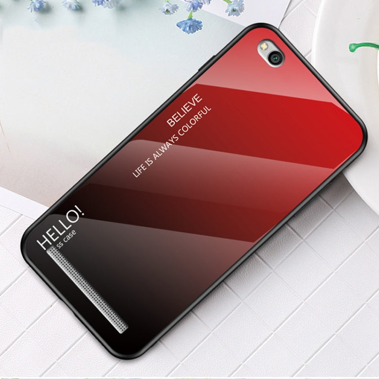 For Xiaomi Redmi 5A Gradient Color Glass Case