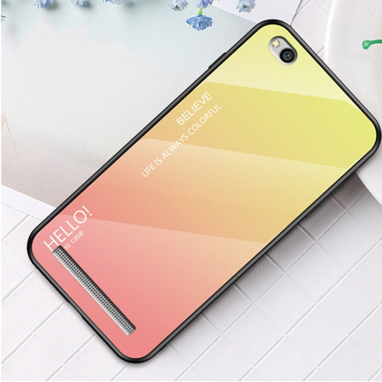 For Xiaomi Redmi 5A Gradient Color Glass Case