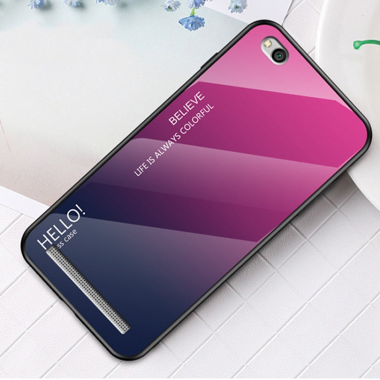 For Xiaomi Redmi 5A Gradient Color Glass Case