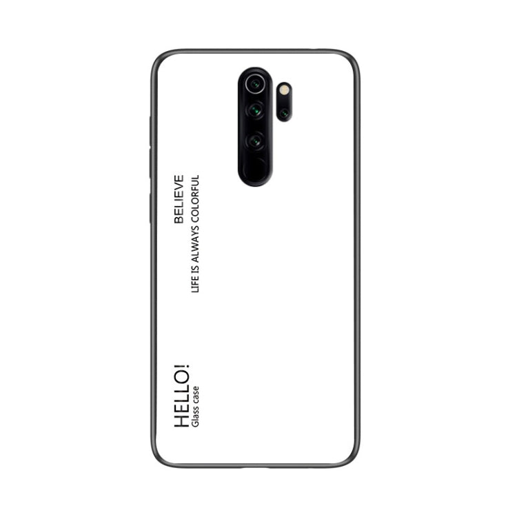 For Xiaomi Redmi Note 8 Pro Gradient Color Glass Case