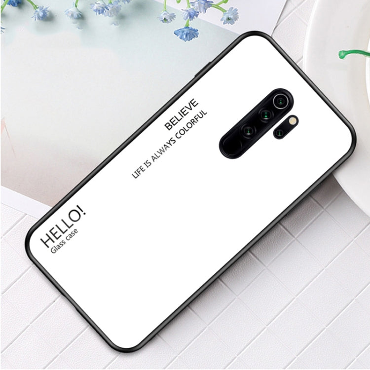 For Xiaomi Redmi Note 8 Pro Gradient Color Glass Case