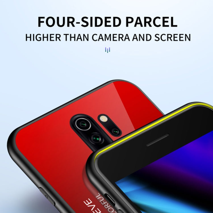 For Xiaomi Redmi Note 8 Pro Gradient Color Glass Case