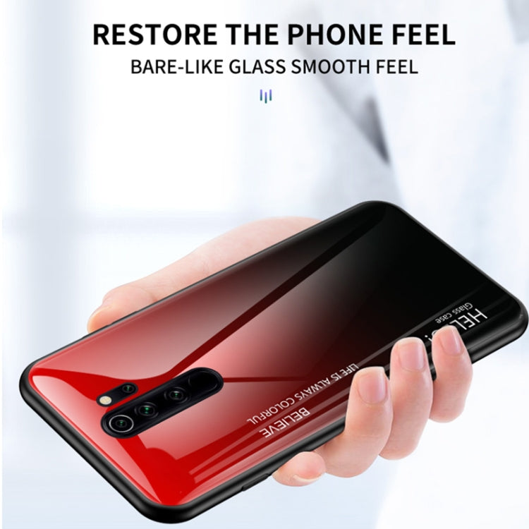 For Xiaomi Redmi Note 8 Pro Gradient Color Glass Case