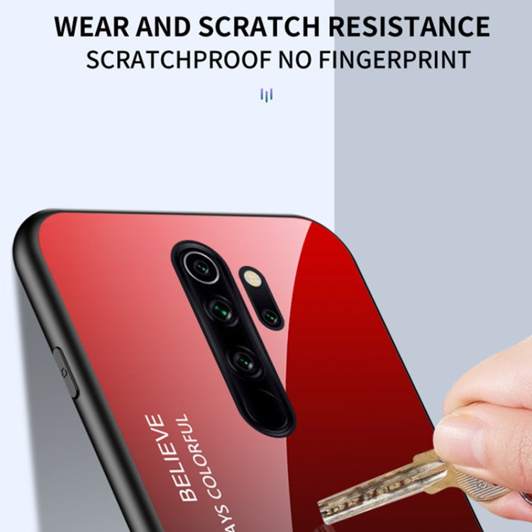 For Xiaomi Redmi Note 8 Pro Gradient Color Glass Case