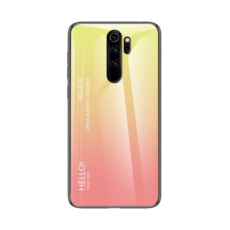 For Xiaomi Redmi Note 8 Pro Gradient Color Glass Case