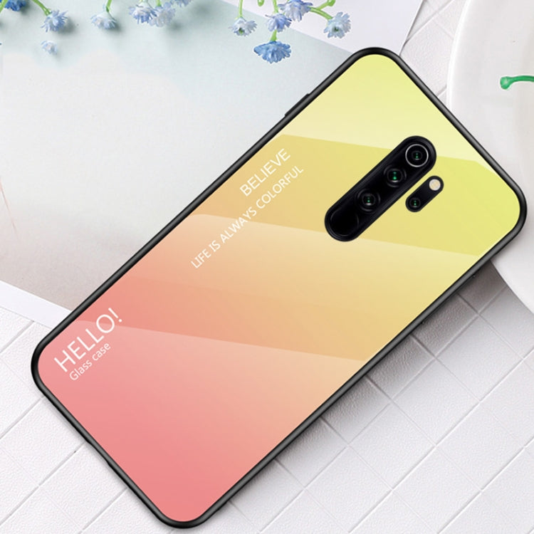 For Xiaomi Redmi Note 8 Pro Gradient Color Glass Case