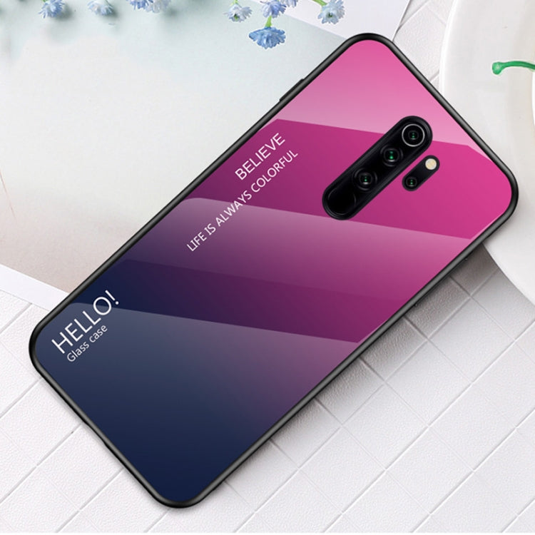 For Xiaomi Redmi Note 8 Pro Gradient Color Glass Case