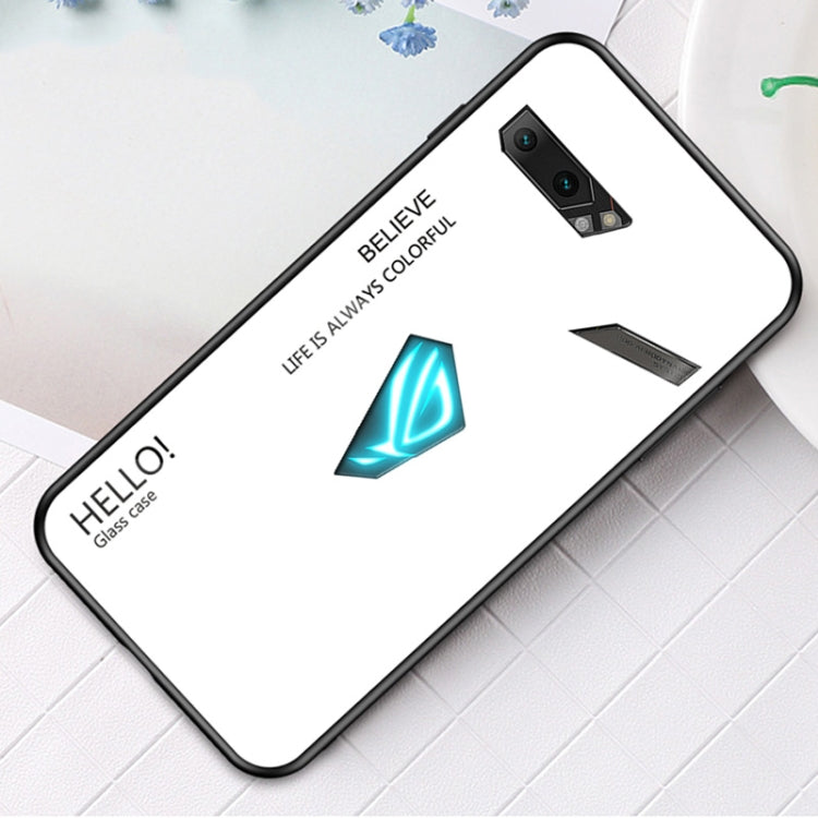 For ASUS ROG Phone II Gradient Color Glass Case