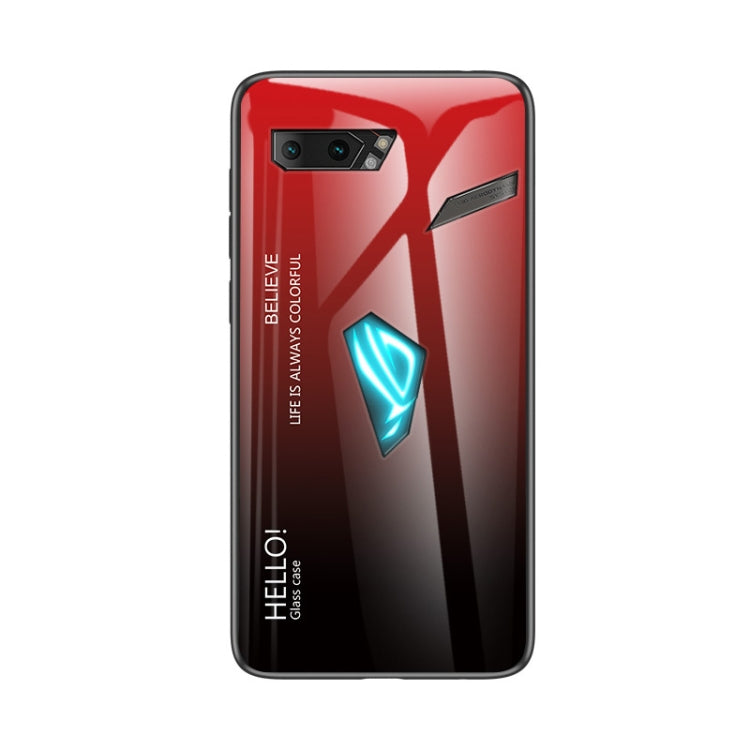 For ASUS ROG Phone II Gradient Color Glass Case