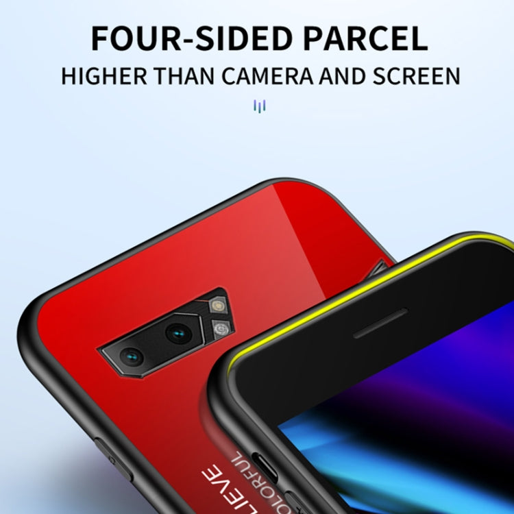 For ASUS ROG Phone II Gradient Color Glass Case