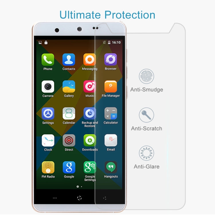 For Kingzone N5 10 PCS 0.26mm 9H 2.5D Tempered Glass Film