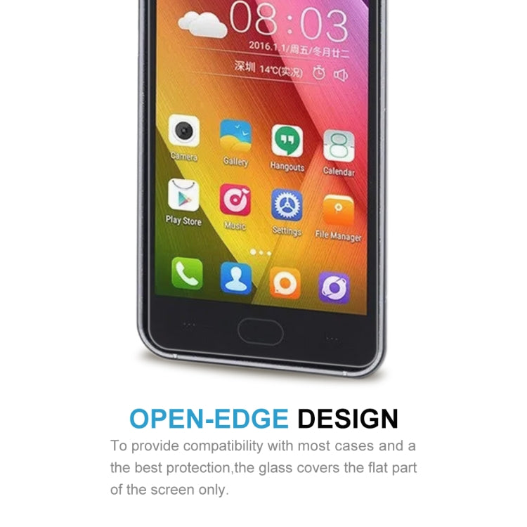 For Kingzone S2 10 PCS 0.26mm 9H 2.5D Tempered Glass Film