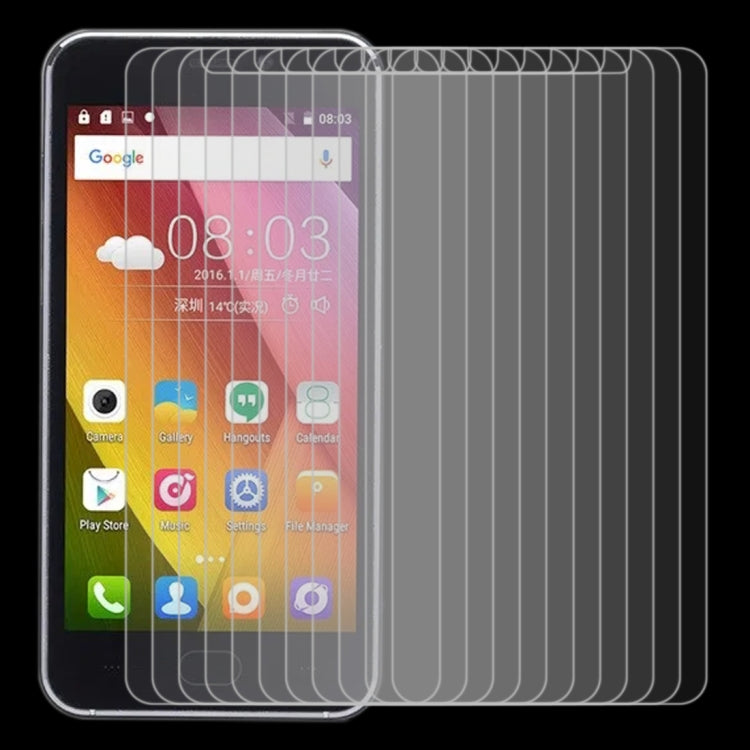 For Kingzone S2 10 PCS 0.26mm 9H 2.5D Tempered Glass Film
