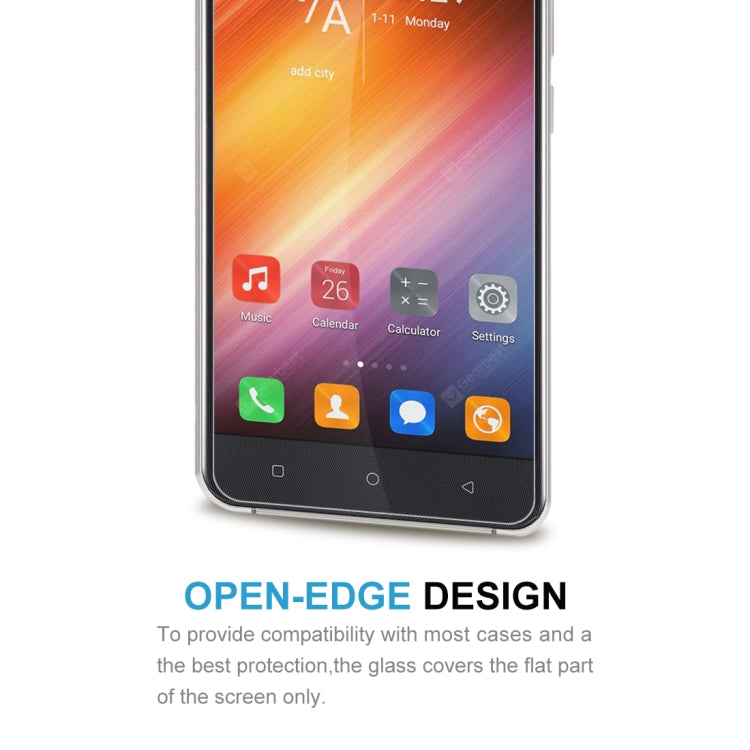 For Kingzone S3 10 PCS 0.26mm 9H 2.5D Tempered Glass Film