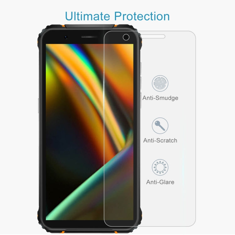 For Blackview BV5100 Pro 10 PCS 0.26mm 9H 2.5D Tempered Glass Film