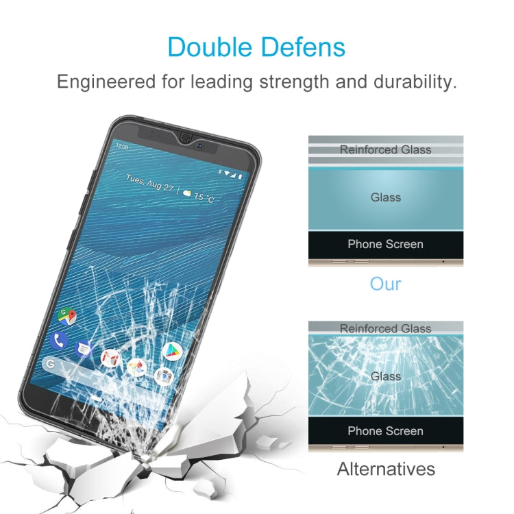 For Fairphone 3 10 PCS 0.26mm 9H 2.5D Tempered Glass Film