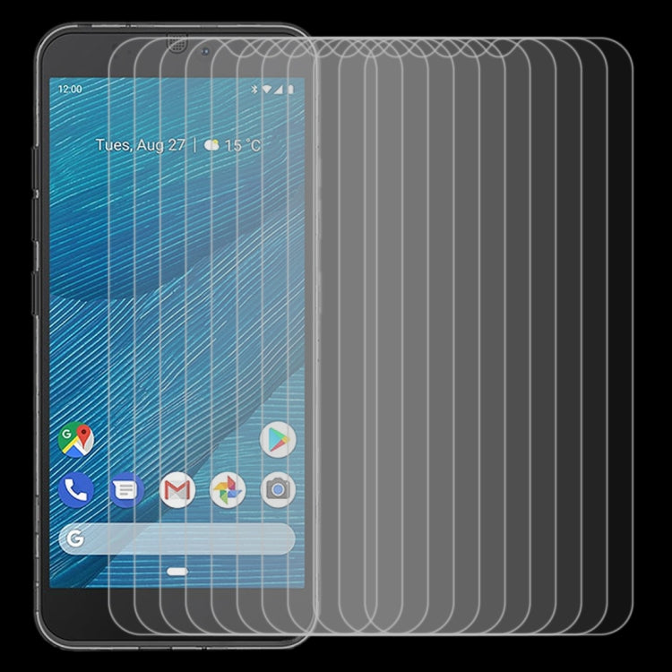 For Fairphone 3 10 PCS 0.26mm 9H 2.5D Tempered Glass Film
