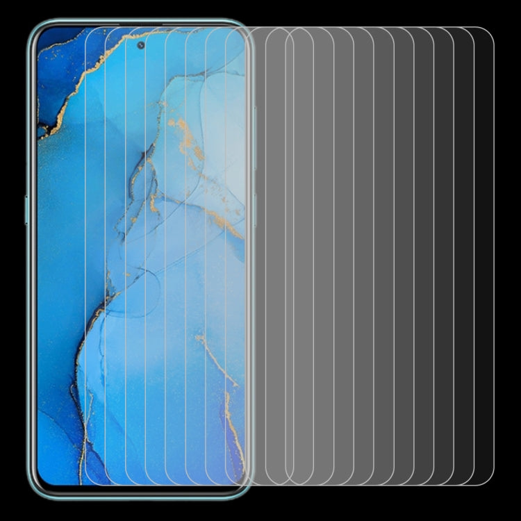 For ELEPHONE A7H 10 PCS 0.26mm 9H 2.5D Tempered Glass Film