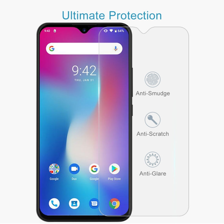 For UMIDIGI Power 10 PCS 0.26mm 9H 2.5D Tempered Glass Film
