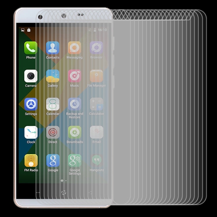 For Kingzone N5 50 PCS 0.26mm 9H 2.5D Tempered Glass Film