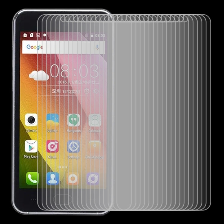 For Kingzone S2 50 PCS 0.26mm 9H 2.5D Tempered Glass Film