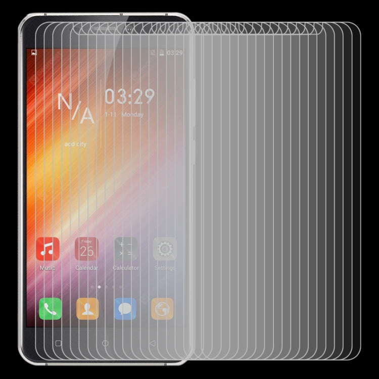 For Kingzone S3 50 PCS 0.26mm 9H 2.5D Tempered Glass Film