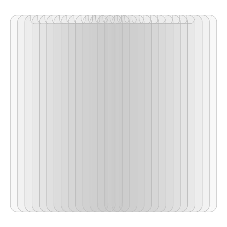 For Kingzone S10 50 PCS 0.26mm 9H 2.5D Tempered Glass Film