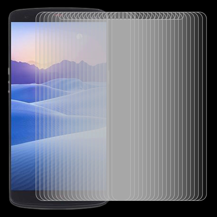 For Kingzone Z1 Plus 50 PCS 0.26mm 9H 2.5D Tempered Glass Film