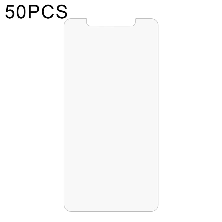 For Kingzone K2 50 PCS 0.26mm 9H 2.5D Tempered Glass Film