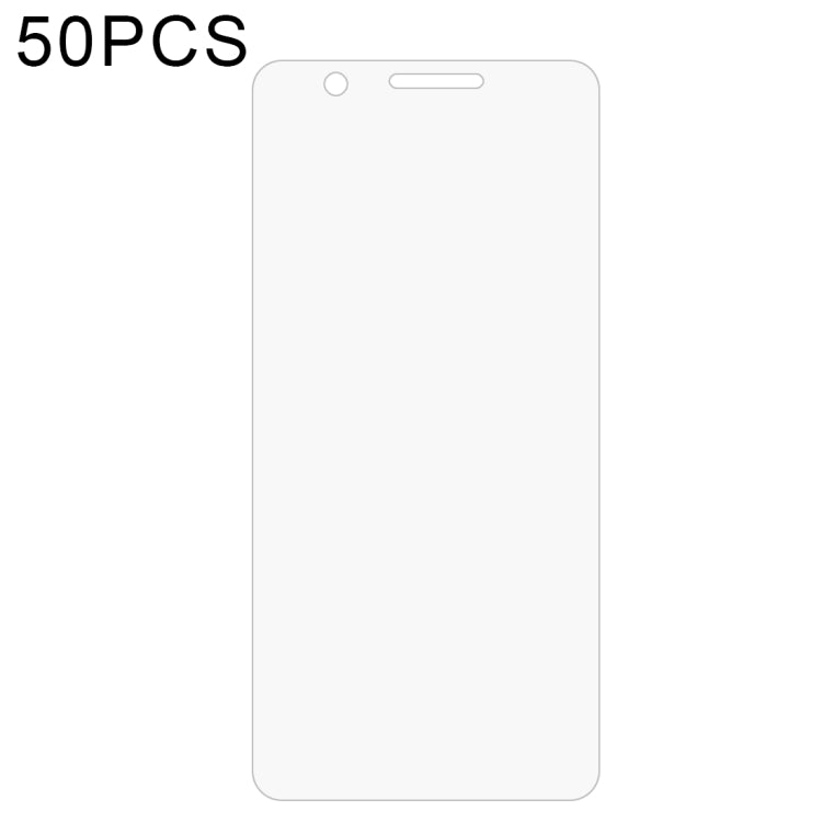 For Blackview BV5100 Pro 50 PCS 0.26mm 9H 2.5D Tempered Glass Film