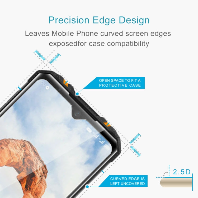For Oukitel WP8 Pro 50 PCS 0.26mm 9H 2.5D Tempered Glass Film