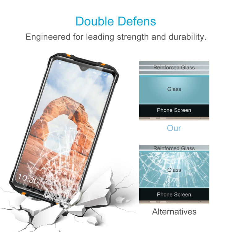 For Oukitel WP8 Pro 50 PCS 0.26mm 9H 2.5D Tempered Glass Film