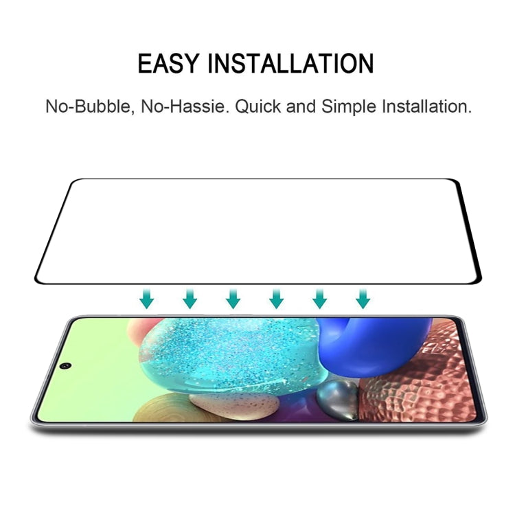 For Samsung Galaxy A72 4G Full Glue Full Screen Tempered Glass Film