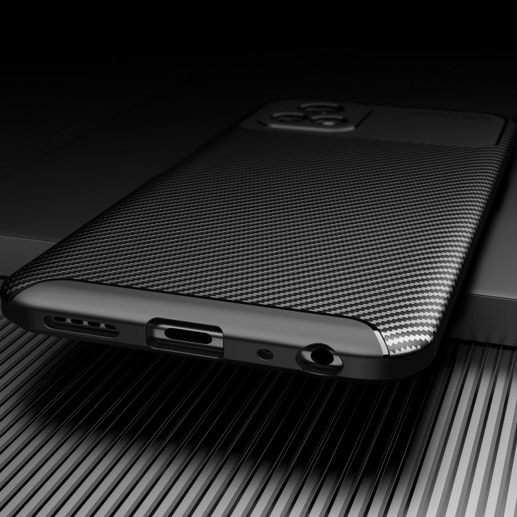 For vivo Y52s / iQOO U3 Carbon Fiber Texture Shockproof TPU Case