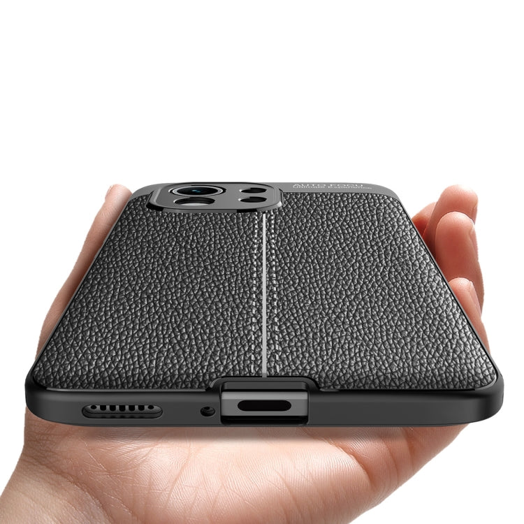 For Xiaomi Mi 11 Litchi Texture TPU Shockproof Case