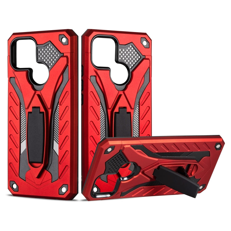 For OPPO A15 Shockproof TPU + PC Protective Case with Holder