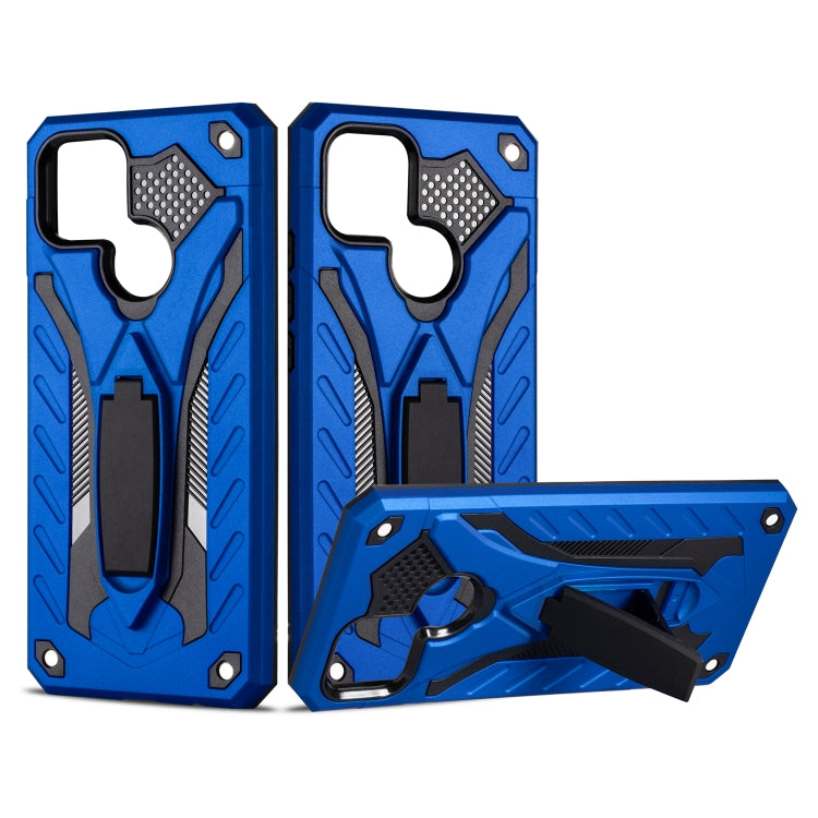 For OPPO A15 Shockproof TPU + PC Protective Case with Holder