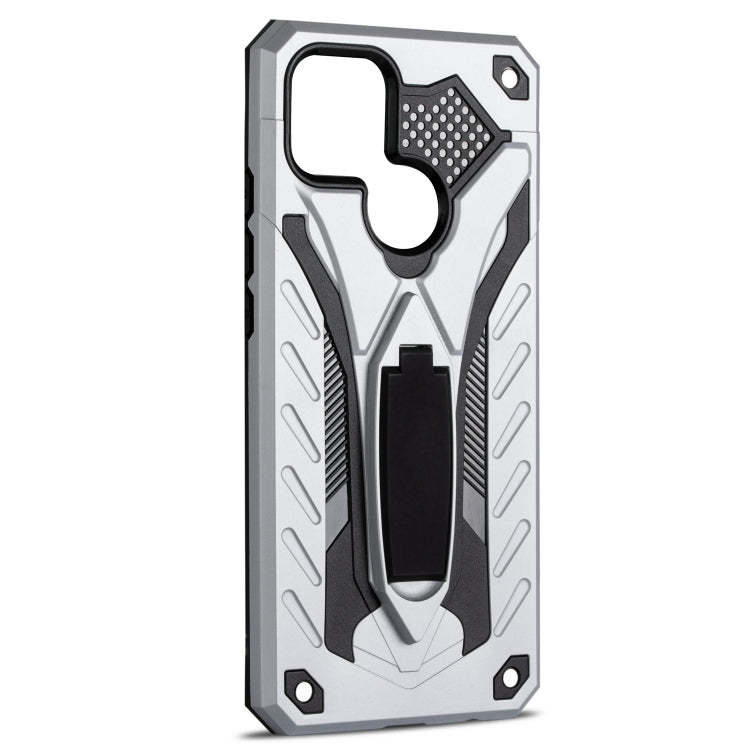 For OPPO A15 Shockproof TPU + PC Protective Case with Holder