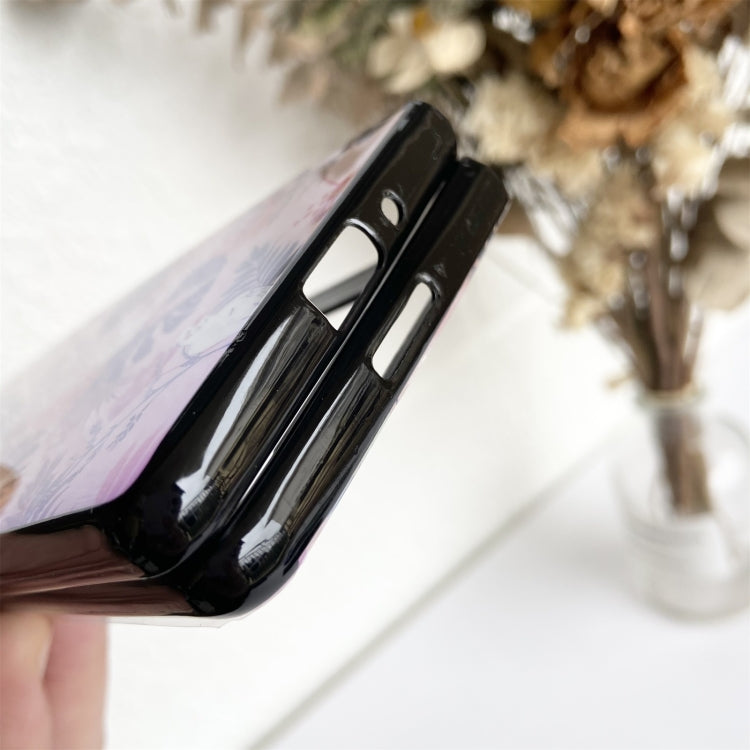 For Samsung Galaxy Z Fold2 5G Jungle Flowers Pattern Foldable Flip Protective Case