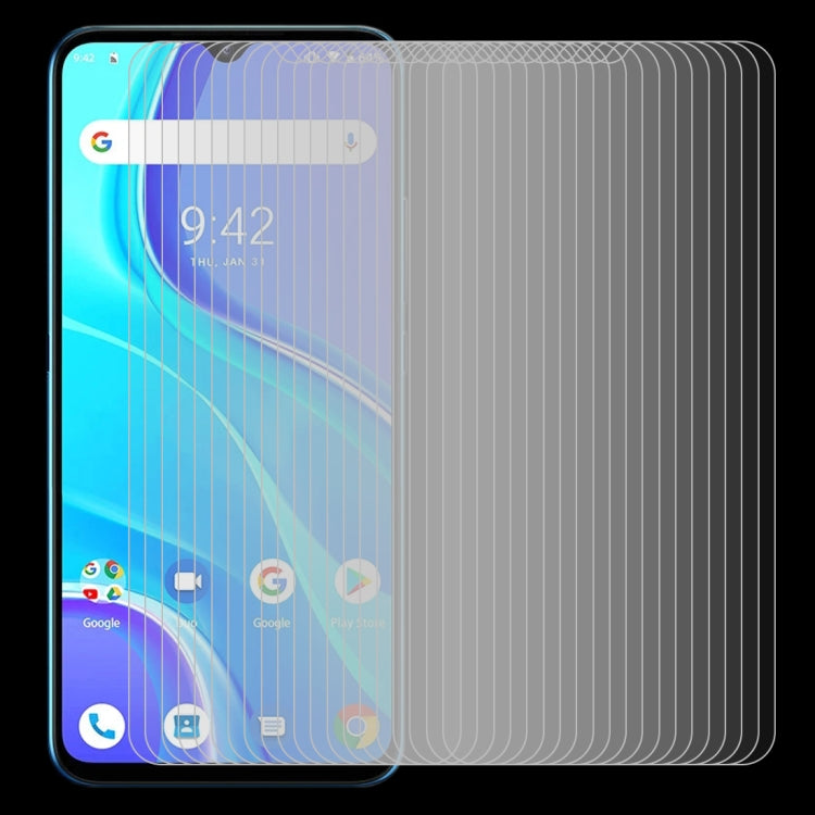 For Umidigi A7S 10 PCS 0.26mm 9H 2.5D Tempered Glass Film