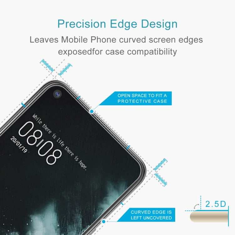 For Cubot C30 50 PCS 0.26mm 9H 2.5D Tempered Glass Film