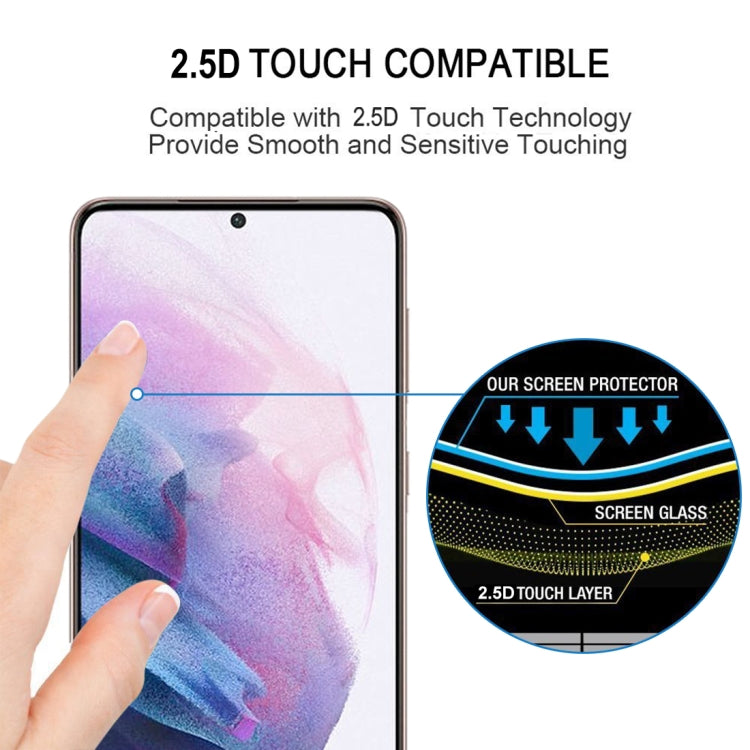 For Samsung Galaxy S21+ 5G 25pcs 3D Curved Edge Full Screen Tempered Glass Film
