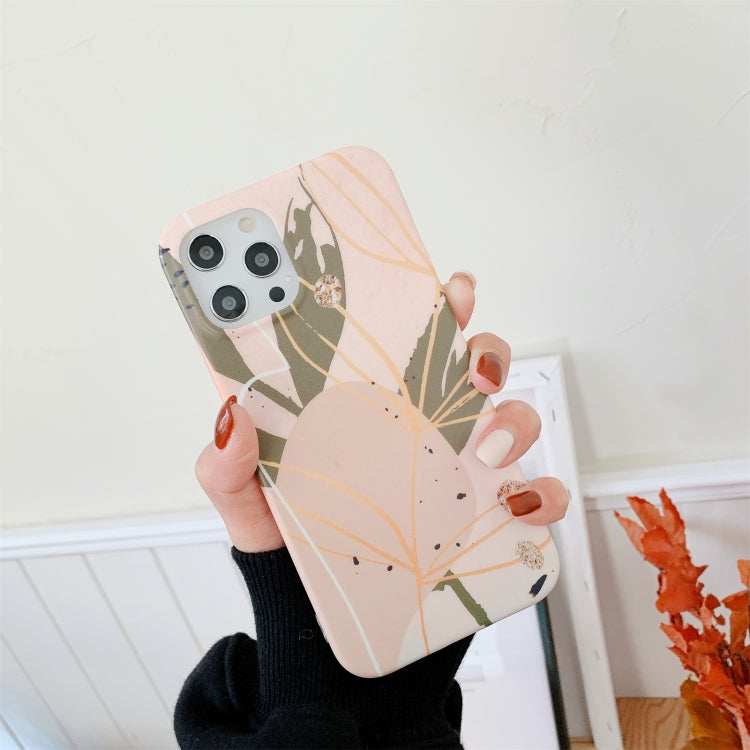 For iPhone 11 Pro Watercolor Painting Series Half Coverage IMD Workmanship Protective Case