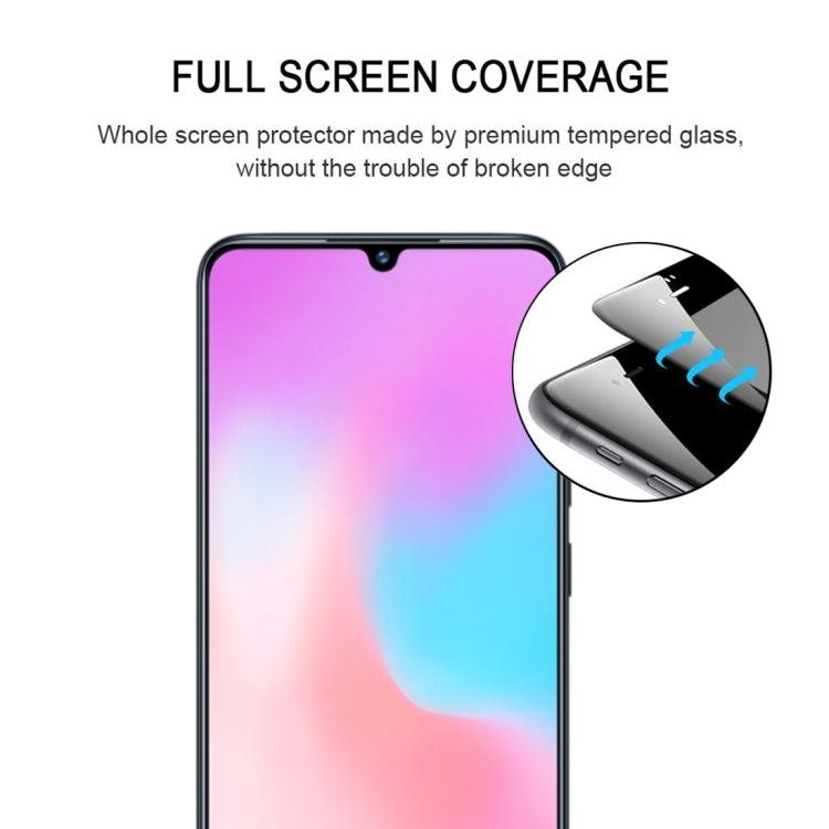 For vivo X21s Full Glue Full Screen Tempered Glass Film